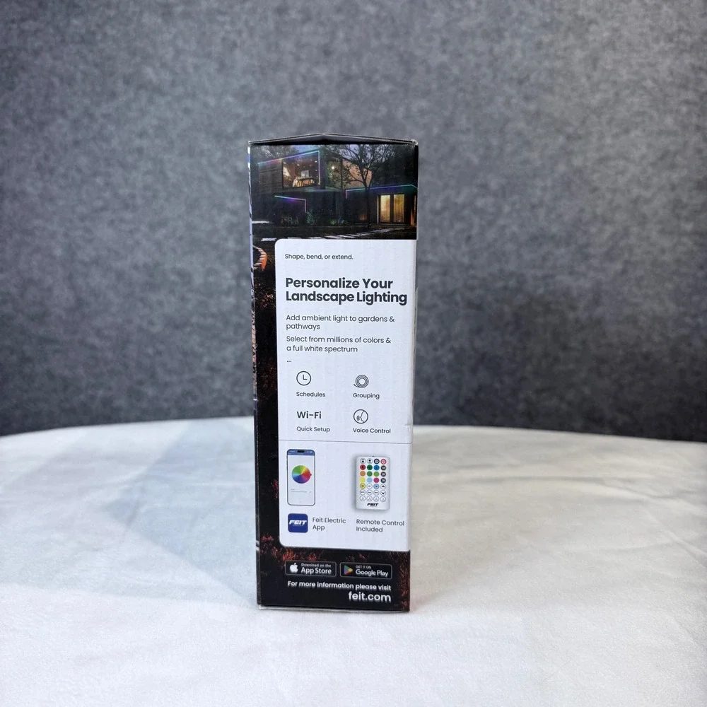 FEIT ELECTRIC Neon Flex Light 10FT RGB Wi-Fi‎ Dimmable Remote Control Smart